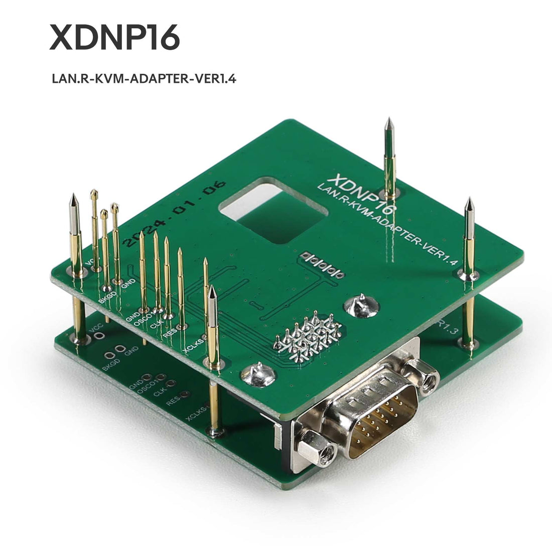 Set de adaptadores sin soldadura Xhorse XDNP16 para Land Rover KVM, compatible con VVDI Prog, Mini Prog y Key Tool Plus