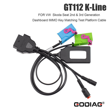 GODIAG VAG Test Platforms GT112 K-Line with GT111 CAN-Bus and GT110 CAN-Bus UDS With Pogo Pin For VAG 2nd/3rd/3.5th/4th Generation Dashboard IMMO