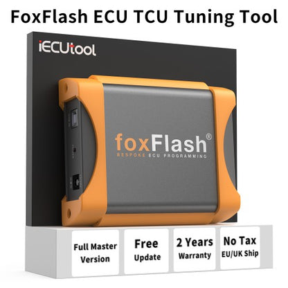 Foxflash ECU TCU Tool SW V1.4.3.2 FW:D087 OBD Bench Boot Mode No Annual Cost with Free WinOLS Damos2020