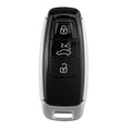 XHORSE XSMA8YEN VVDI A8 Droplet Style MLB Special PCBA with 3-Button Shell, Black/Silver, Compatible with Audi, Volkswagen, Bentley, Porsche, and Lamborghini