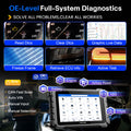 Topdon ONE Plus Bi-directional Diagnostic Scanner with BTMobile Pros and Topscan Master Supports Online Coding 52 Service Functions Topology TopFix AI
