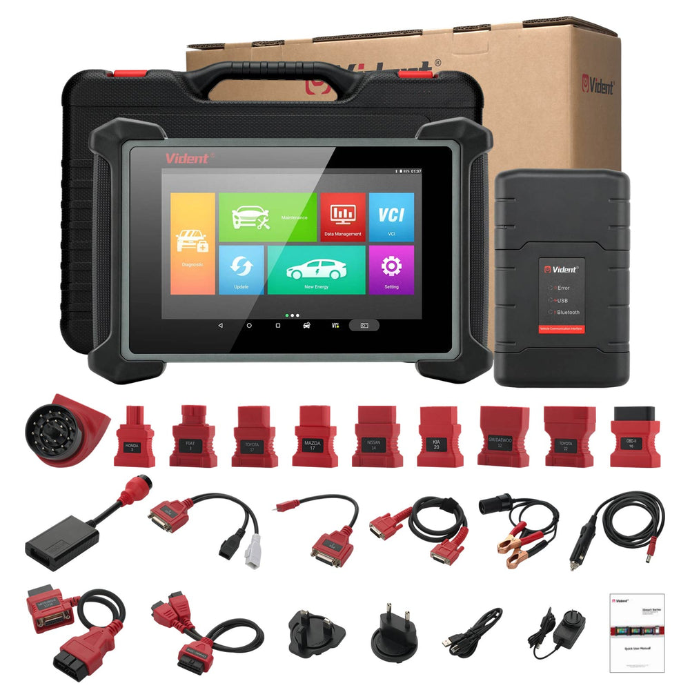 VIDENT iSmart810 Smart Key Programming Tool with High Configuration, Supports OE Level Diagnostics, 48 Maintenance Functions