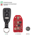 XHORSE XKHY21EN Split-Type 3+1 Button Hyundai Second Generation Wired Remote 5pcs/lot