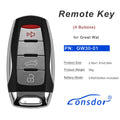 LONSDOR GW30-01 Remote Key 4 Buttons for Great Wall