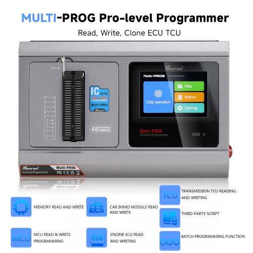 2026 Xhorse Multi Prog Multi-Prog Programmer XDMPG0GL Global Version Pro-level ECU TCU Programmer with Free MQB48 License Update Version of VVDI Prog