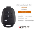 KEYDIY KD B35-3 Universal Remote Key B Series 3 Buttons for Toyota Type