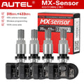 [4 pièces/Set] Capteur Métallique Autel MX 433MHz et 315MHz 2 en 1 Capteur TPMS Universel Programmable