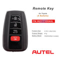 AUTEL IKEYTY004AL Remote Key 4 Buttons for Toyota 4D&8A