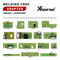 Xhorse VVDI Key Tool Plus Pad Solder-Free Adapters and Cables Full Set XDNPP0CH 16pcs Set