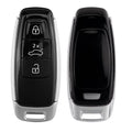 XHORSE XSMA8YEN VVDI A8 Droplet Style MLB Special PCBA with 3-Button Shell, Black/Silver, Compatible with Audi, Volkswagen, Bentley, Porsche, and Lamborghini