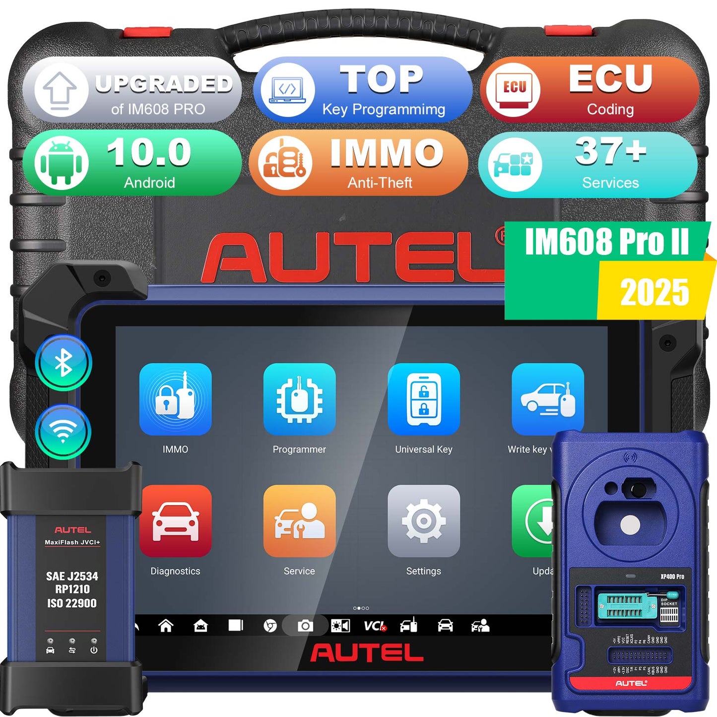 2026 Autel MaxiIM IM608 PRO II (Autel IM608 II) Full Kit with JVCI+ Plus IMKPA Accessories Get Free G-Box3 APB112