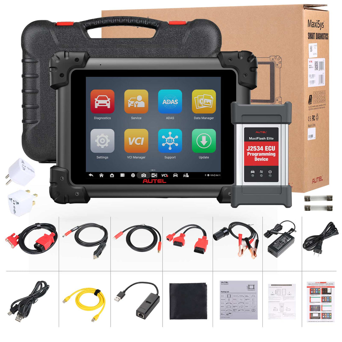 Strumento di diagnostica Autel MaxiSys MS908S Pro II aggiornato al 2023, programmazione/codifica ECU, test attivi, tutti i sistemi, FCA AutoAuth