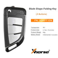 New Xhorse XSKFF1EN Universal Folding Remote Key Blade Shape 5pcs per Lot