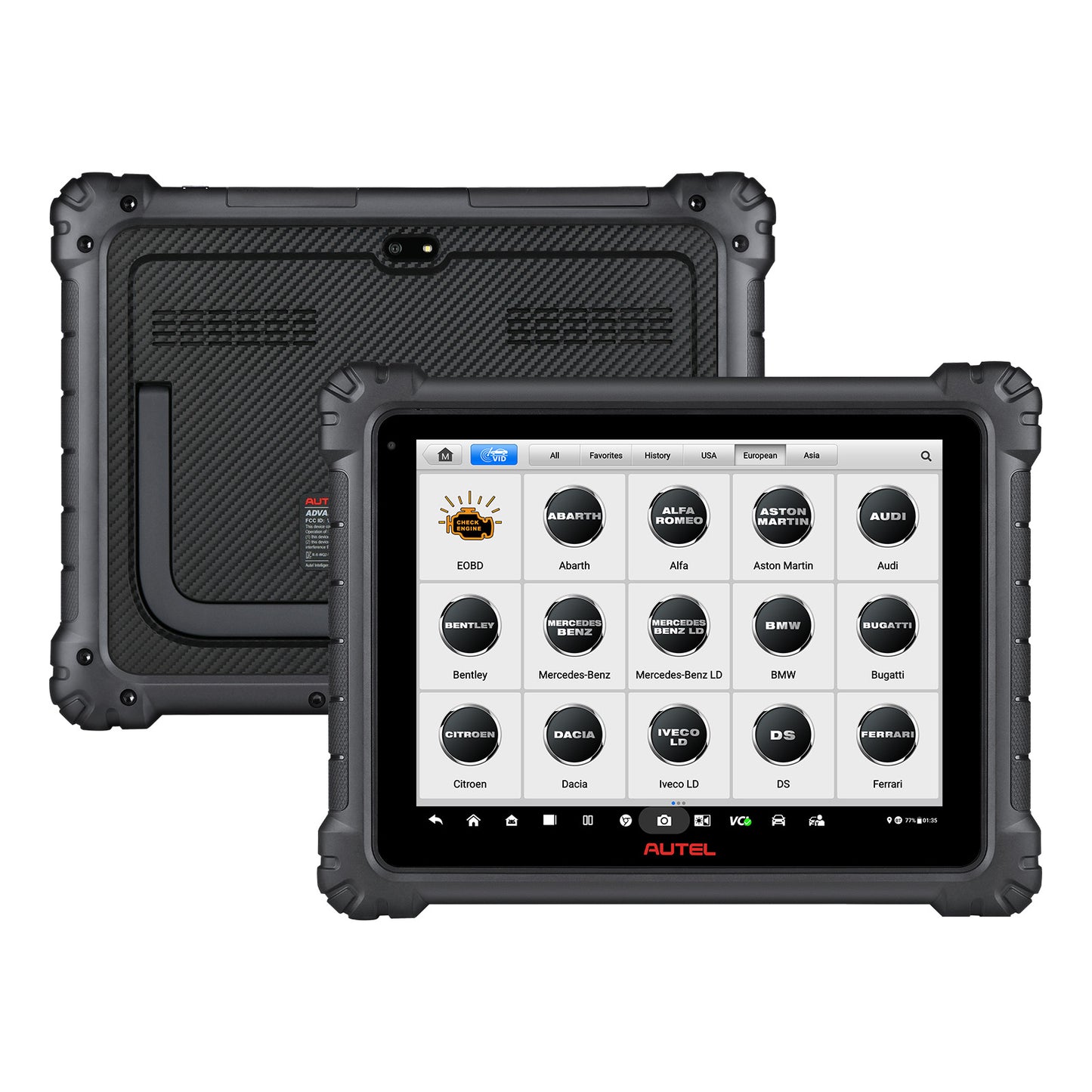 2026 Autel MaxiCOM Ultra Lite S Automotive Diagnostic Tool Support ECU Programming/Coding Topology Mapping and Guided Functions with Multi-language