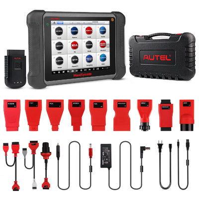 El más nuevo escáner de diagnóstico bidireccional Autel MaxiSYS MS906TS OBD2 con funciones TPMS, codificación ECU y más de 33 servicios.