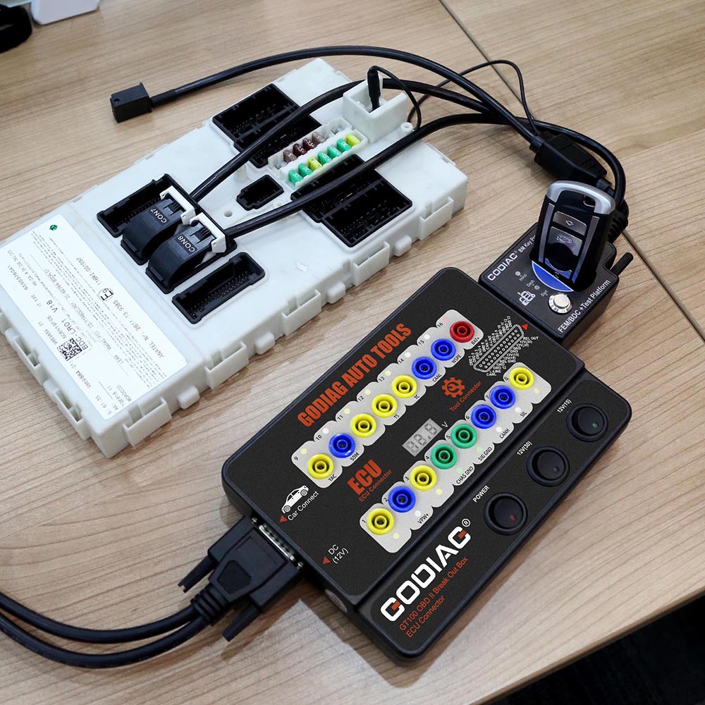 GODIAG BMW FEM BDC Test Platform for Bench Connection Works with Lonsdor Autel IM608 VVDI2 CGDI ACDP