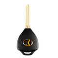 Xhorse XKTO02EN Toyota Flat Wire Remote Key 4 Buttons Triangle English Version 5pcs per Lot
