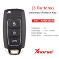 Xhorse XKHY25EN Knife Style Second Generation Wire Remote Key for Hyundai 3 Buttons 5pcs per lot