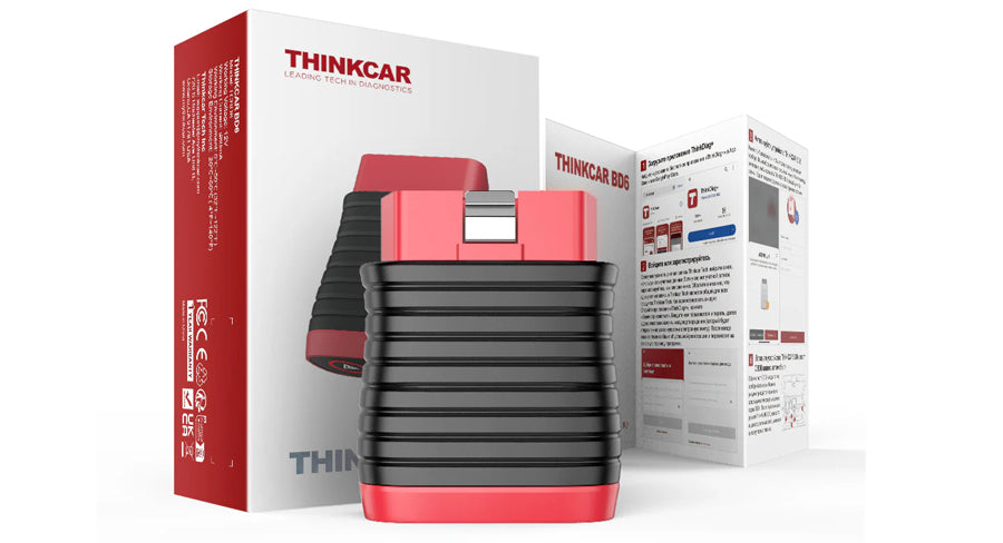 THINKCAR BD6 OBD2 Scanner Supports 5 Resets Services, 15+ Languages, AutoVIN & Full OBD2 Diagnostic Functions, Lifetime Free Updates