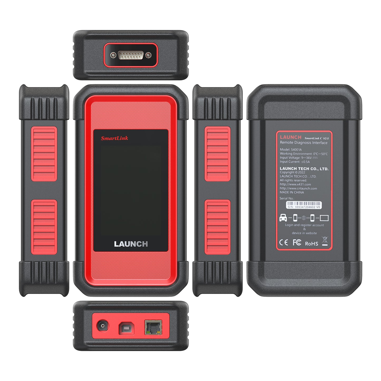 [Global Version] LAUNCH X431 PRO3 V+ ELITE 10.1 inch Diagnostic Tool with SmartLink 2.0 Support CAN 2.0, CANFD, DoIP and J2534 Same as PRO3S+ ELITE