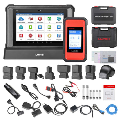 [EU/UK Version] 2026 Launch X431 PAD V Elite J2534 Tool With Smartlink C Support ECU/ECM Online Program Topology Map CAN/CANFD/DoIP 60+ Services