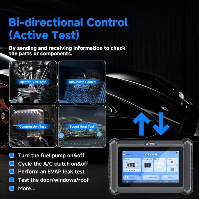 XTOOL D7W D7WIFI Bi-directional All Systems Diagnostic & Key Programmer Support ECU Coding CAN FD & DOIP 40+ Services