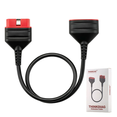 THINKCAR THINKDIAG Extension Cable Length 60cm, High-quality Copper Core Wire, Use Eco-friendly Materials, Supports Connecting to All OBD2 Devices