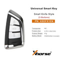 Xhorse XSDFX1EN 3 Buttons Small Knife Style Universal Smart Key, 5pcs per lot
