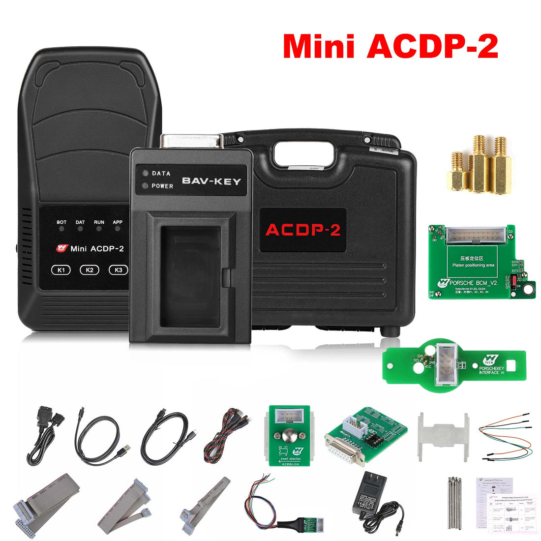 Yanhua Mini ACDP-2 Programmeur avec module 10 pour programmation de clé Porsche BCM, supporte ajout de clé & toutes clés perdues (2010-2018)
