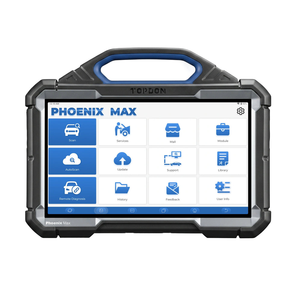 TOPDON Phoenix Max Automotive Diagnostic Scanner (Without Scope) 13.3" OE-Level Scan Tool, Docking Station, Cloud-Based Programming