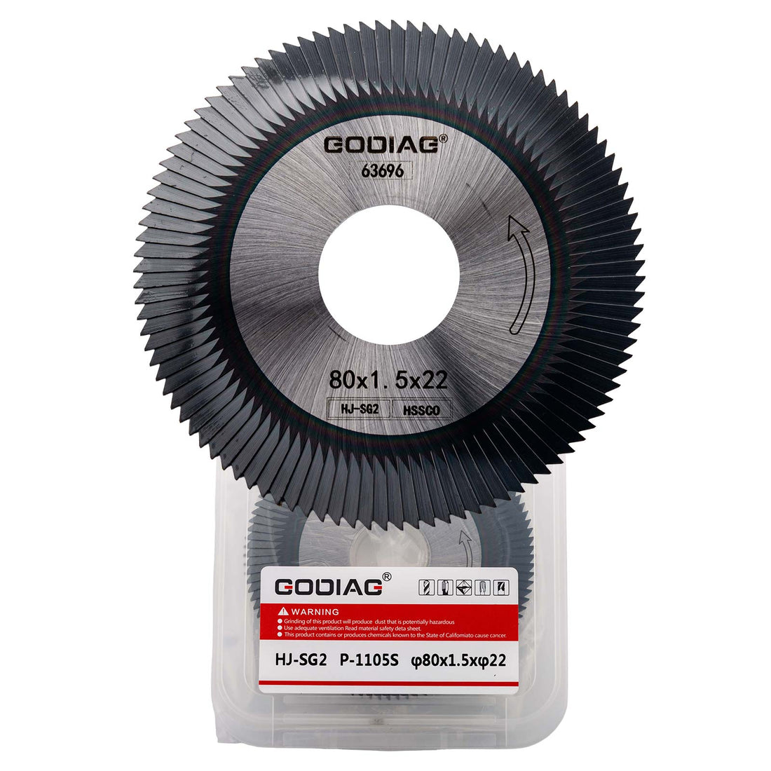 GODIAG HJ-SG2 사이드 밀링 커터 φ80x1.5xφ22 SILCA DUO, OPERA III; OPERA IV; TARG 2000, TECH3; TECHNICA, PRIMA 레이저 머신용
