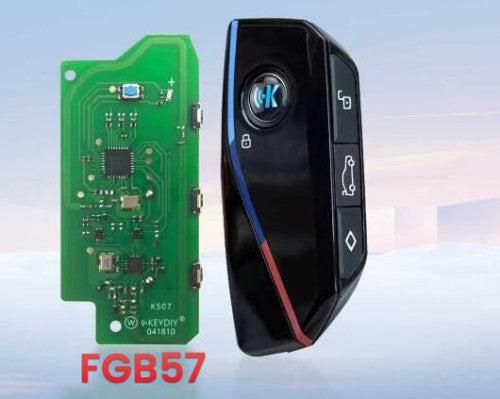 [Full Key 5Pcs] KEYDIY KD FGB57 Remote PCB Board 434mhz + Key Shell for BMW CAS4/CAS4+, FEM/BDC, BDC2, BDC3
