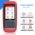 XTOOL X100Pro3 Key IMMO Programming Device with EEPROM Adapter, Supports 7 Special Functions, Full OBD2 Functions, Free Lifetime Upgrades