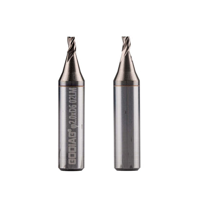 5pcs/lot GODIAG 02LM 2MM End Milling Cutter φ2.0x3.0xD6x30x3F For SILCA Futura Pro, Futura Pro Engraving, Futura Pro Automotive