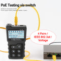 Noyafa PoE Checker Inline PoE Voltage and Current Tester with Cable Tester NF-488