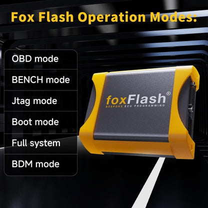 Foxflash ECU TCU Tool SW V1.4.3.2 FW:D087 OBD Bench Boot Mode No Annual Cost with Free WinOLS Damos2020