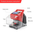 CGDI MONSTER G08 Key Cutting Machine with T5 Clamp Built-in Battery, Bluetooth & WiFi, Vehicle Key Database Supports Fast & Stable Cutting