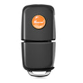 Xhorse XKB520EN 2nd Generation VW B5 Flip 3-Button Wire Remote Key with Wireless Programming Support, Universal Smart Key 5PCS/Pack