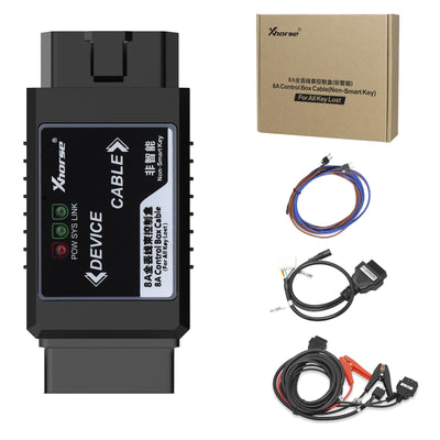 محول Xhorse VVDI Toyota 8A لمفتاح غير ذكي مع فقدان جميع المفاتيح يدعم VVDI2، Key Tool Max+ Mini OBD Tool، Key Tool Plus