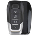 Xhorse XKFEF6EN FA.LL Type Wired Folding Key 4 Buttons Bright Black Universal Remote Key, 5pcs per lot