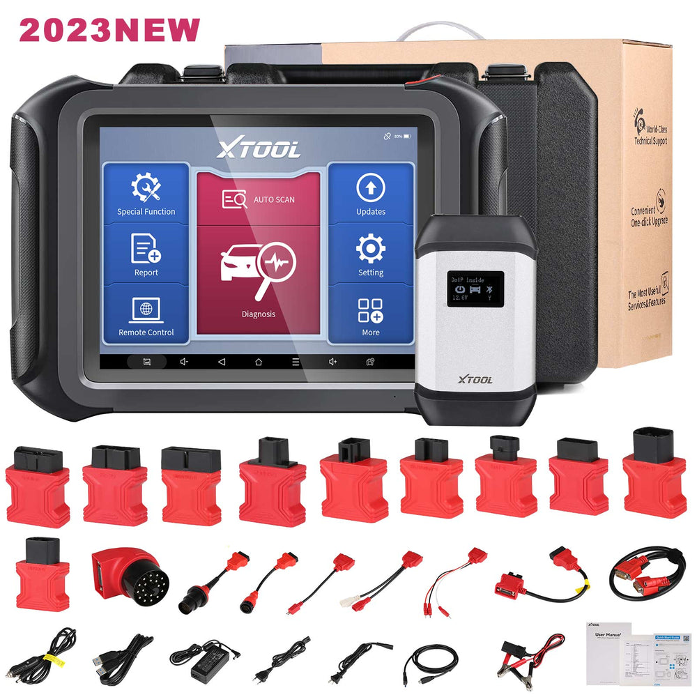 XTOOL D9 PRO OBD2 Bi-directional Scan For VW/BENZ/BW ECU Online Programmer ECU Coding Active Test Diagnostic Tool 42+ Services