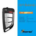 Xhorse XKKF20EN Wired Remote Key Memorial Knife Style 3 Buttons 5-Pack