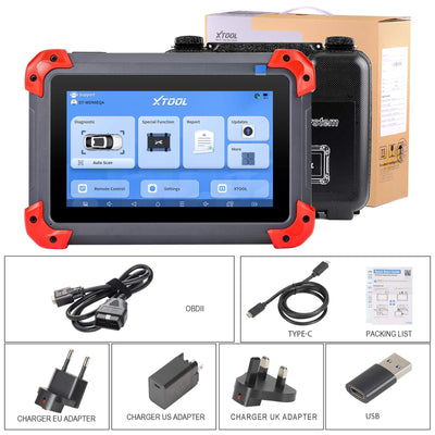 Xtool D7 双方向スキャンツール、OEレベルの全システム診断、36種類以上のメンテナンス機能、85以上の自動車ブランドに対応