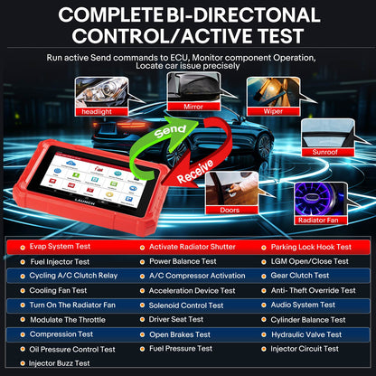 Launch X431 PRO STAR Bidirectional Diagnostic Scanner Supports CAN FD DoIP 31 Service Functions ECU Coding upgrade of X431 V and Pro Elite