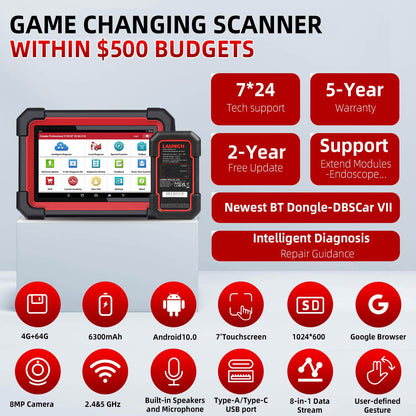 Global Version Launch CRP919E BT Bluetooth Diagnostic Scanner