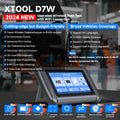 XTOOL D7W D7WIFI Двунаправленная диагностика всех систем и программирование ключей Поддержка кодирования ЭБУ CAN FD и DOIP 40+ сервисов