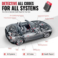 THINKCAR MUCAR BT200 OBD2 Scanner Supports 2 Reset Services, Full OBD2 Functions, IOS/Android Bluetooth, 12 Languages