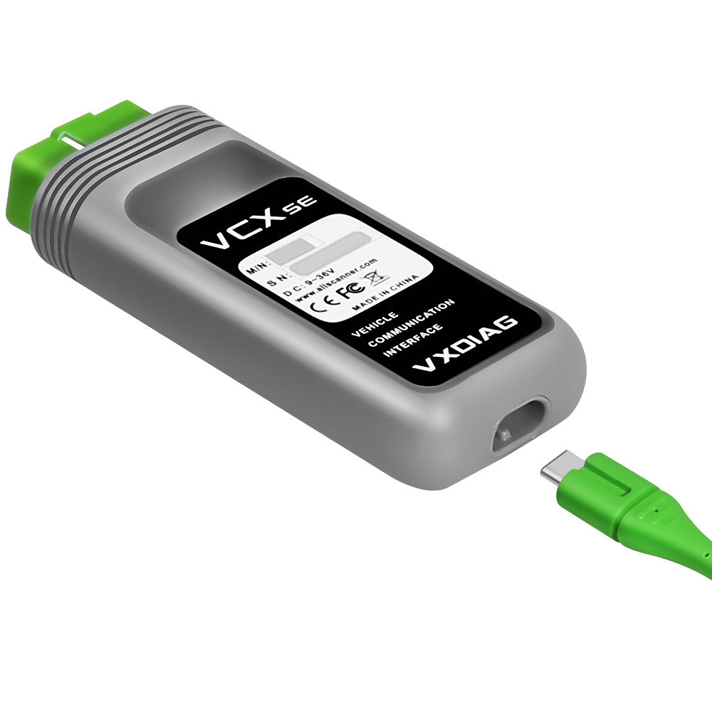 VXDIAG VCX SE Hardware J2534 Passthru Device Support Doip Any License Can be Added
