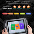 XTOOL D9 EV Tablette de diagnostic véhicules électriques Supporte DoIP et CAN-FD Pour Tesla Pour BYD avec détection de pack batterie