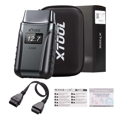XTOOL A30M OBD2 Car Code Reader, Diagnostic Tool , Supports 26 Special Functions, Full System Diagnostic, Bi-directional Control